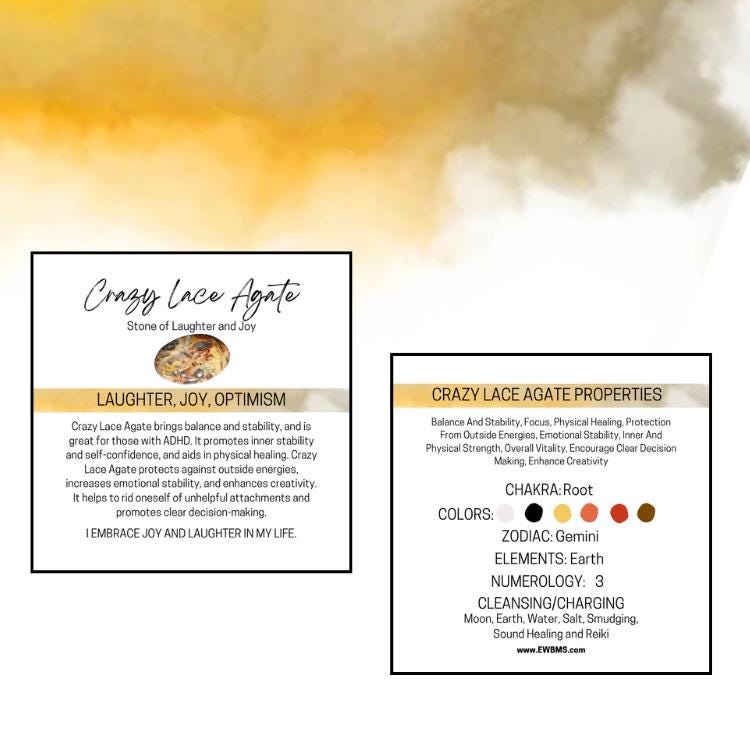 CRAZY LACE AGATE Worry Stone, Calming and Anxiety Relief Stone, Thumb Stone, Fidget and Meditation Crystal – Reiki Enhanced