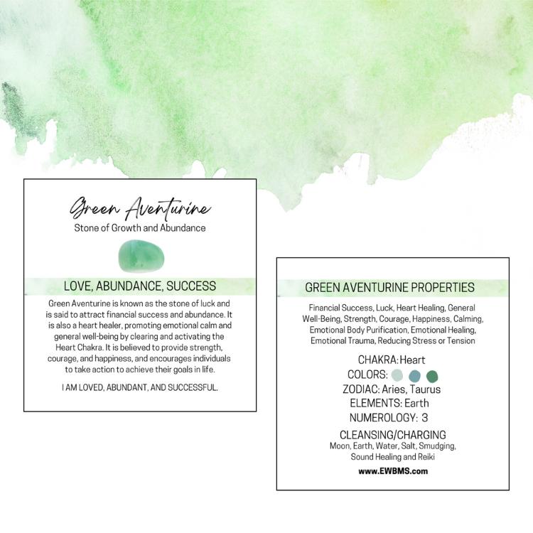 GREEN AVENTURINE Worry Stone, Calming and Anxiety Relief Stone, Thumb Stone, Fidget and Meditation Crystal – Reiki Enhanced
