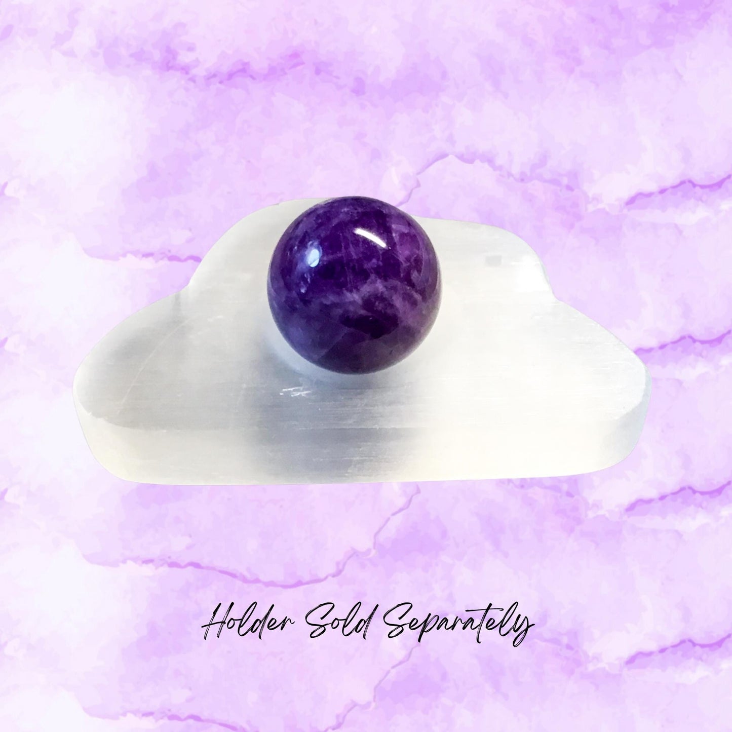 AMETHYST 20mm Spheres - 1 or Sets – Pocket Crystal Ball with Gemstone Info Card for Energy Work, Meditation, Decor & Gifts