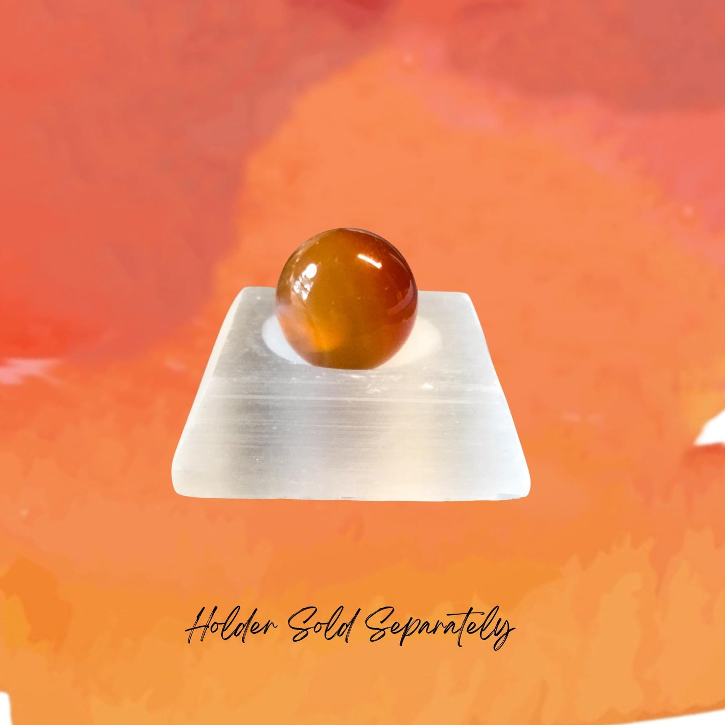 CARNELIAN 20mm Sphere - 1 or Sets – Pocket Crystal Ball with Gemstone Info Card for Energy Work, Meditation, Decor & Gifts