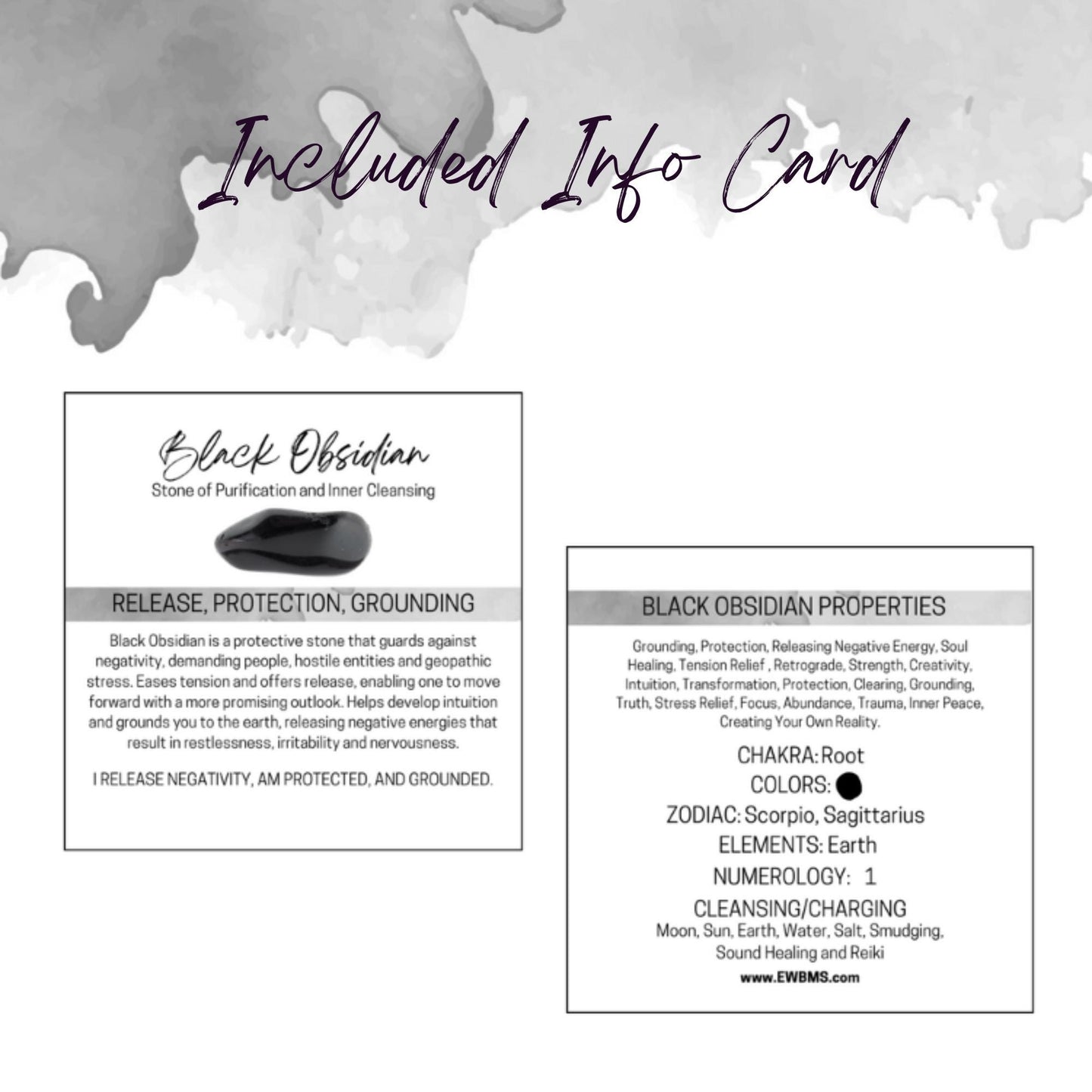 BLACK OBSIDIAN 20mm Sphere - 1 or Sets – Pocket Crystal Ball with Gemstone Info Card for Energy Work, Meditation, Decor & Gifts