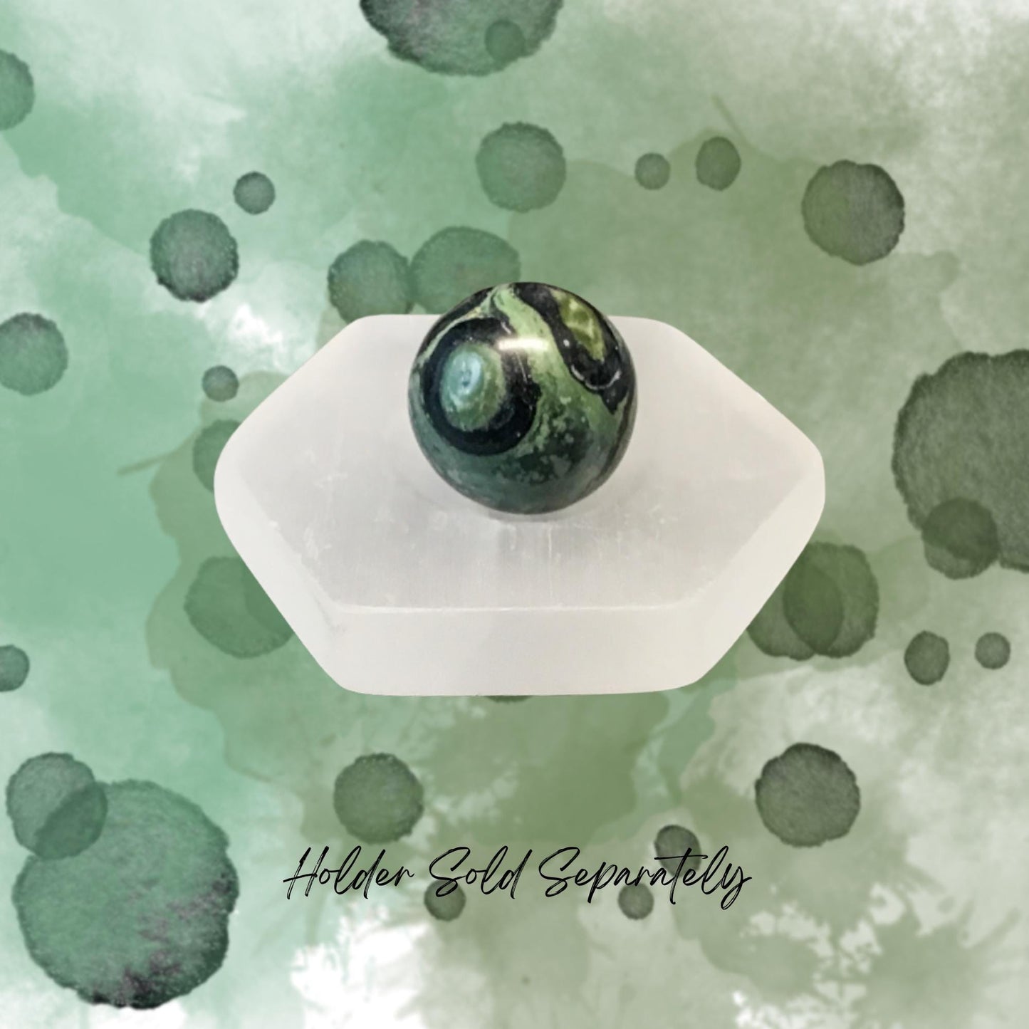 KAMBABA JASPER 20mm Spheres - 1 or Sets – Pocket Crystal Ball with Gemstone Info Card for Energy Work, Meditation, Decor & Gifts