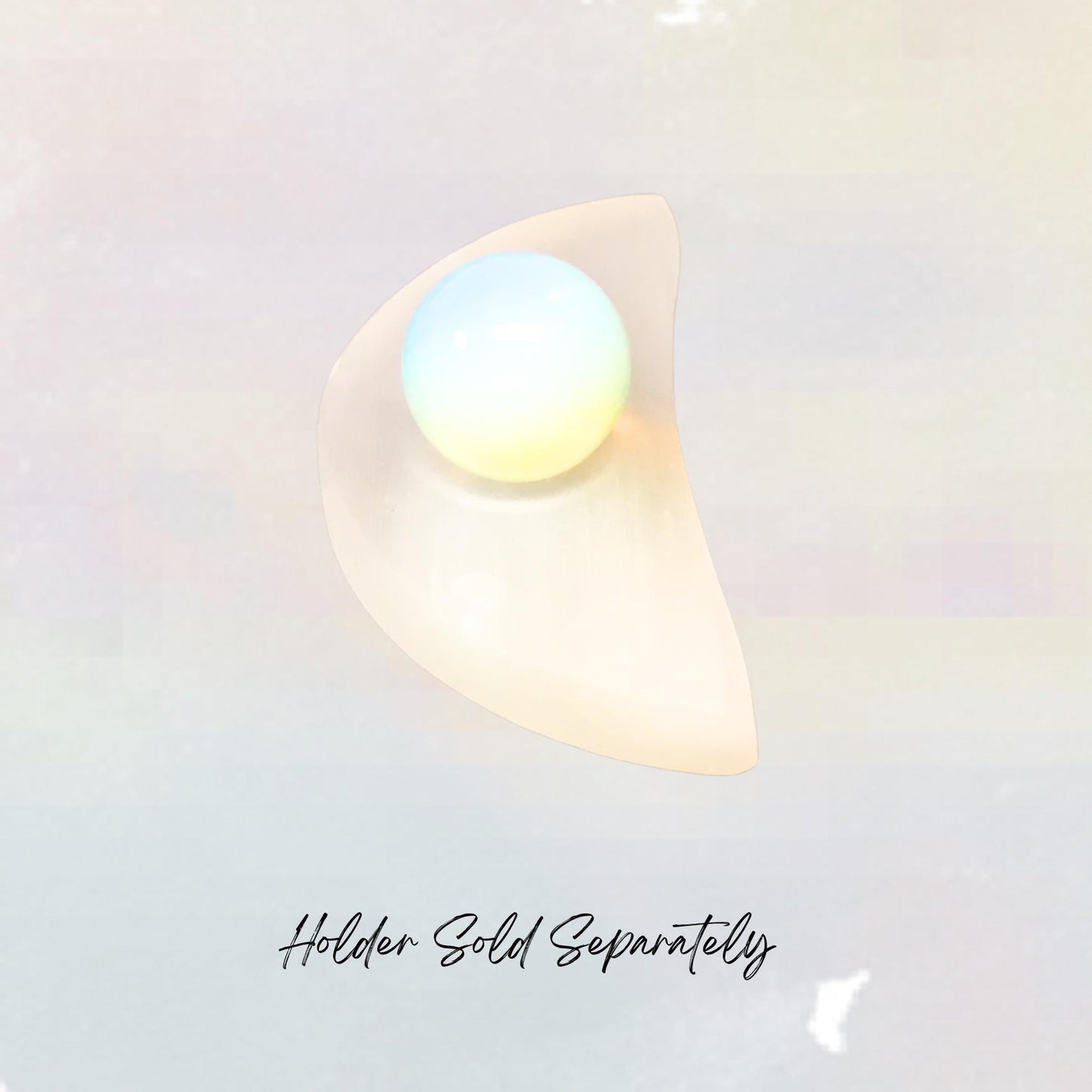 OPALITE 20mm Spheres - 1 or Sets – Pocket Crystal Ball with Gemstone Info Card for Energy Work, Meditation, Decor & Gifts