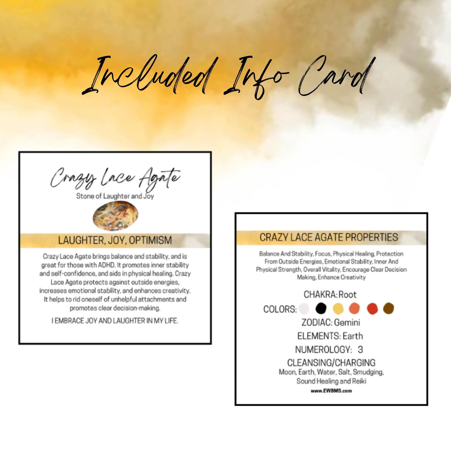 CRAZY LACE AGATE 20mm Sphere - 1 or Sets – Pocket Crystal Ball with Gemstone Info Card for Energy Work, Meditation, Decor & Gifts