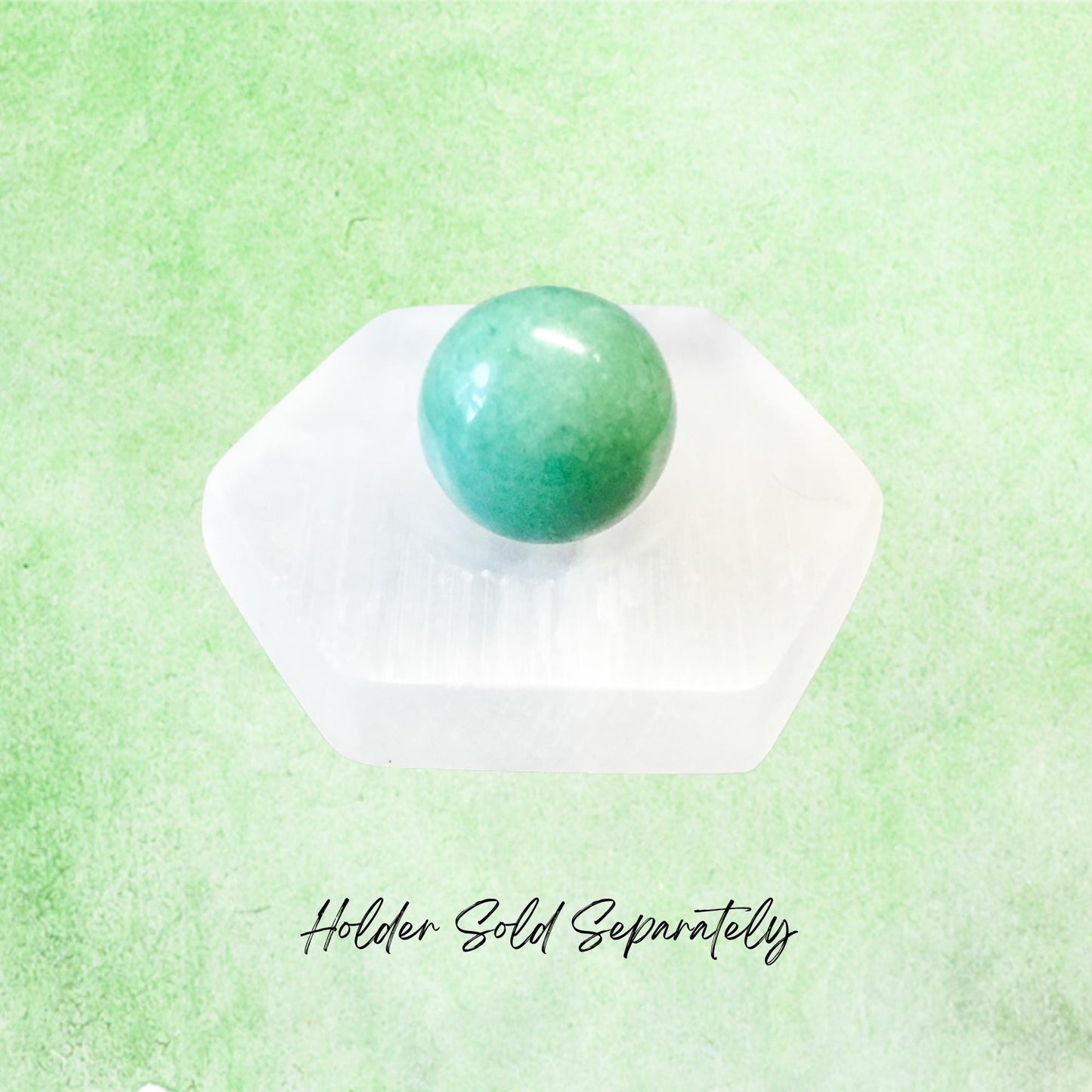 GREEN AVENTURINE 20mm Spheres - 1 or Sets – Pocket Crystal Ball with Gemstone Info Card for Energy Work, Meditation, Decor & Gifts