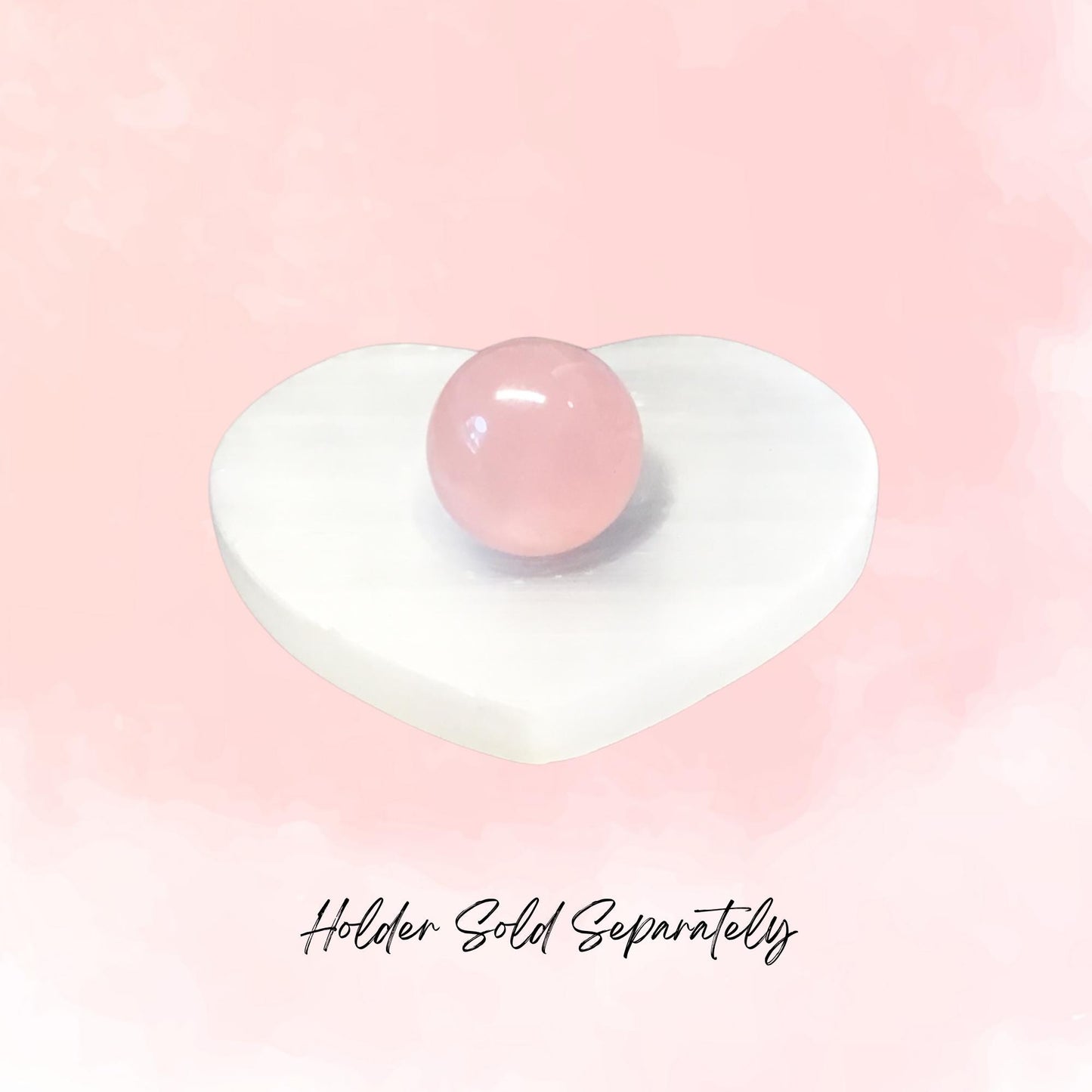 ROSE QUARTZ 20mm Sphere - 1 or Sets – Pocket Crystal Ball with Gemstone Info Card for Energy Work, Meditation, Decor & Gifts