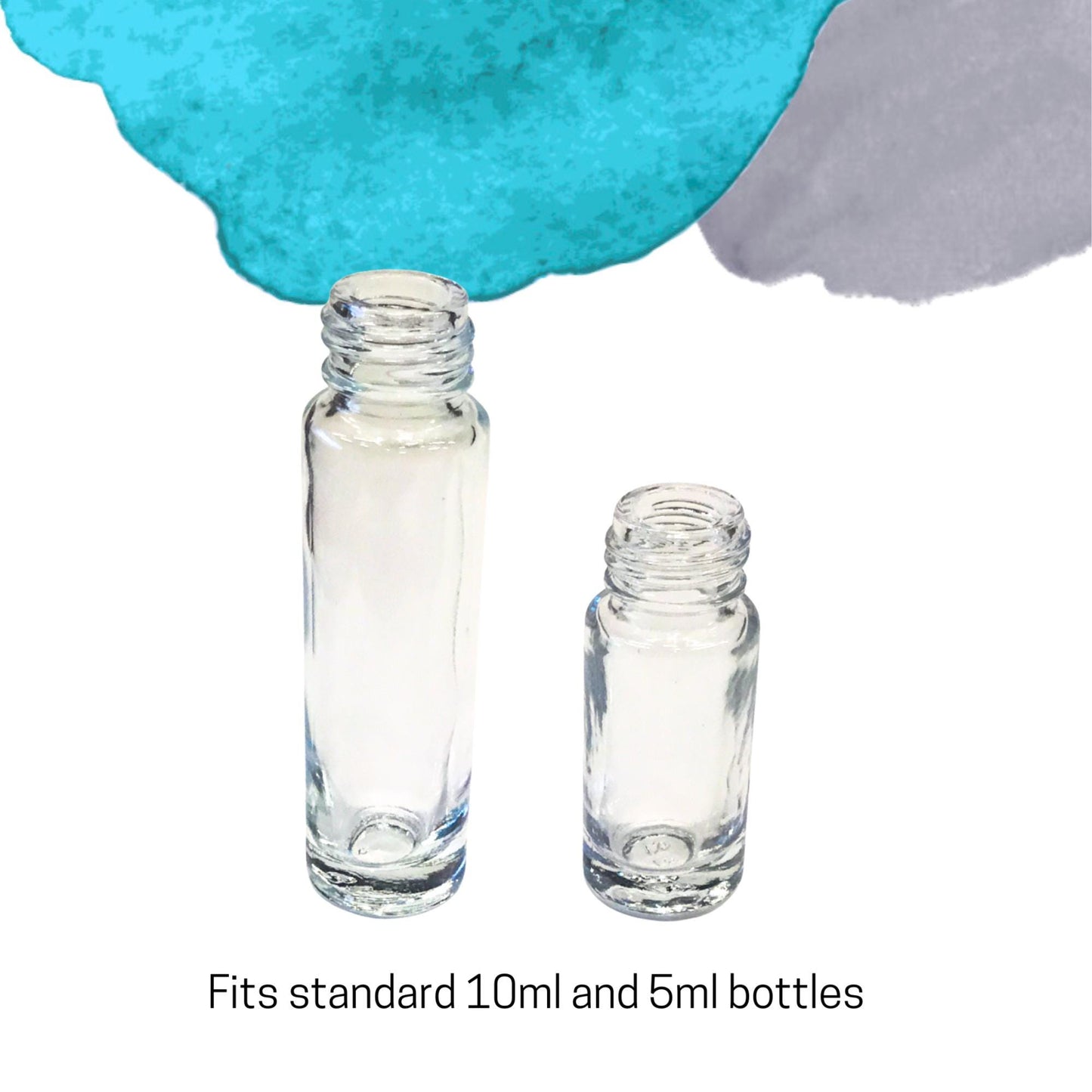 Turquoise Howlite Gemstone Rollerball | Calm & Communication | Fits 5ml and 10ml Roller Bottles