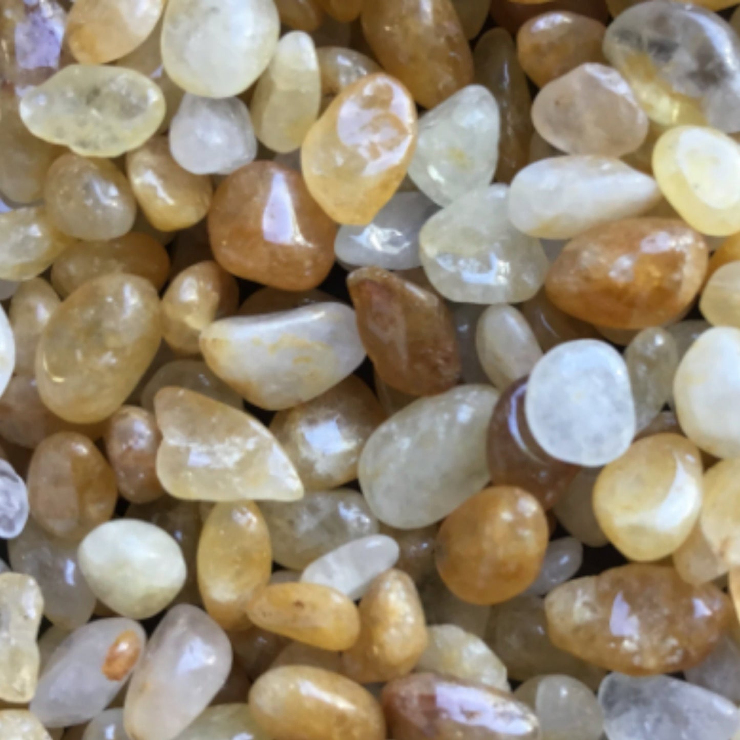 YELLOW JADE Chips 5-7mm - 1, 2, 4, 8 oz - Gemstone Chips - Crystal Chips - Roller Bottle Chips - Healing Crystals - Arts & Crafts
