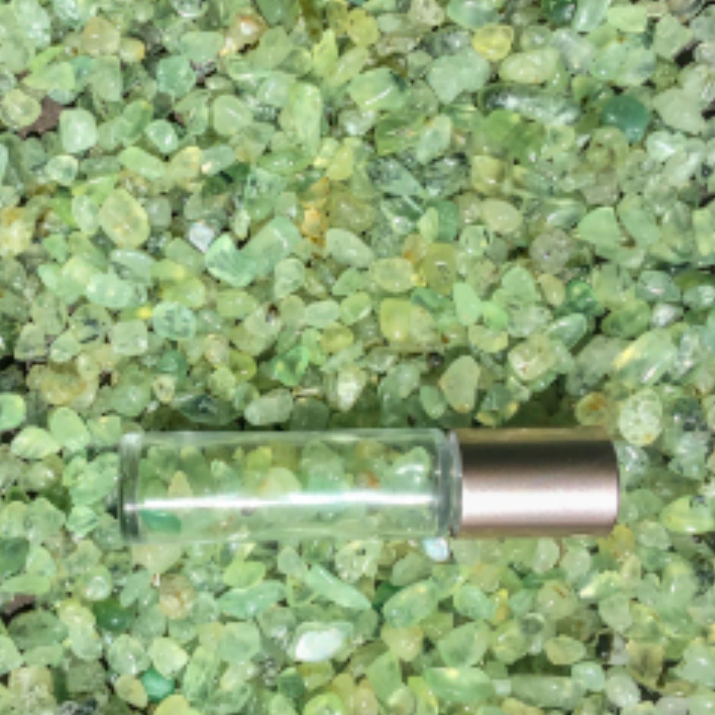 PREHNITE Chips - 5-7mm - 1, 2, 4, 8 oz - Crystal Chips - Gemstone Chips - Roller Bottle Chips - Healing Crystals - Arts & Crafts