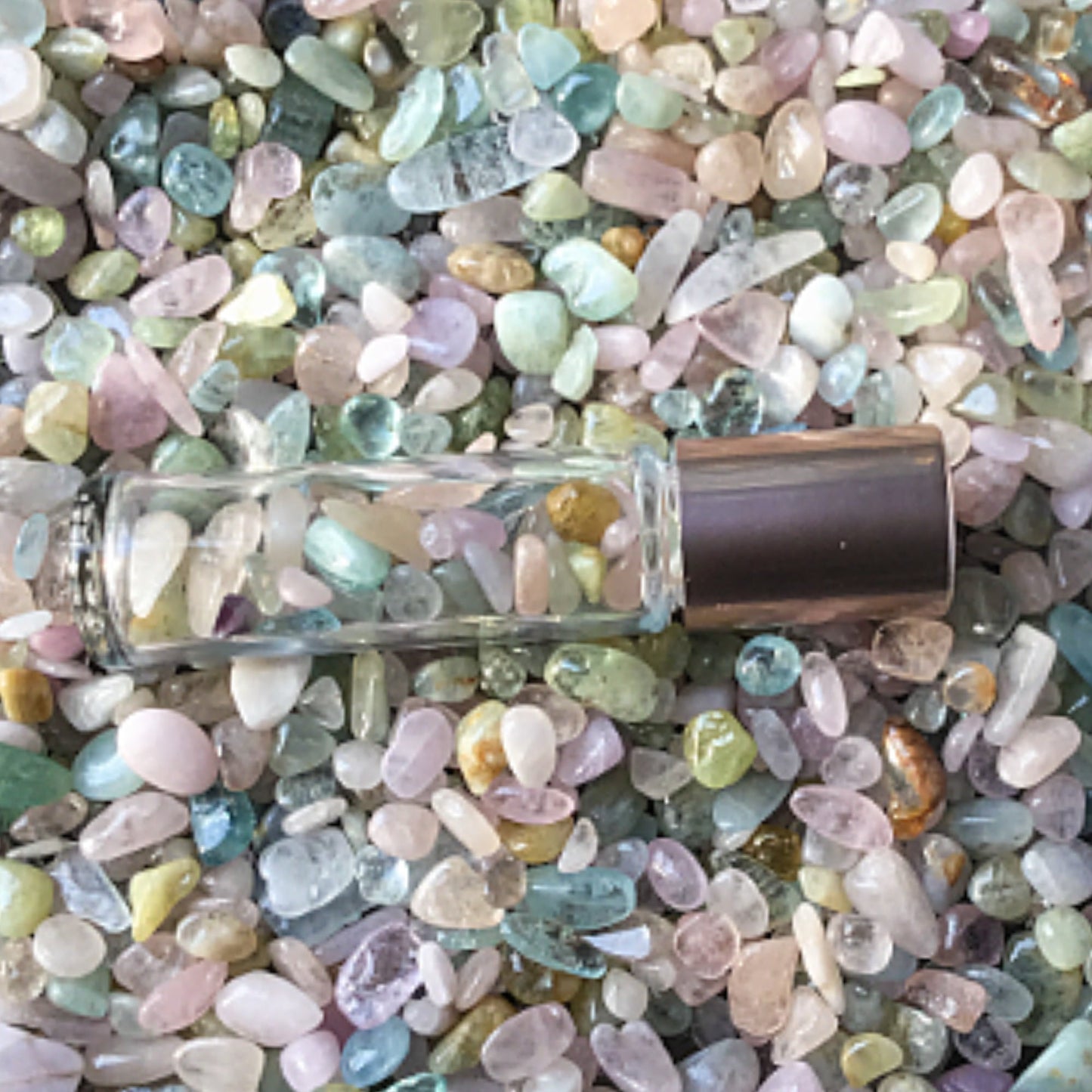 MORGANITE Chips - 5-7mm - 1, 2, 4, 8 oz - Gemstone Chips - Crystal Chips - Roller Bottle Chips - Healing Crystals - Arts & Crafts