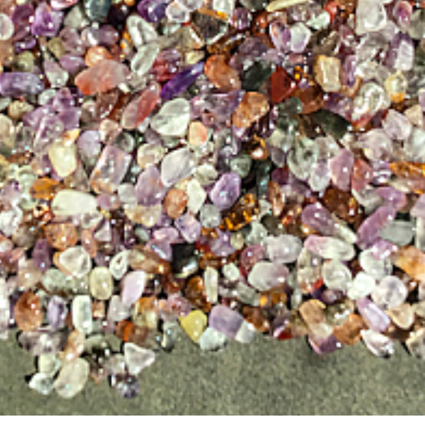 SUPER 7 Chips - 3-7mm - 1, 2, 4, 8 oz - Crystal Chips - Gemstone Chips - Roller Bottle Chips - Healing Crystals - Arts & Crafts