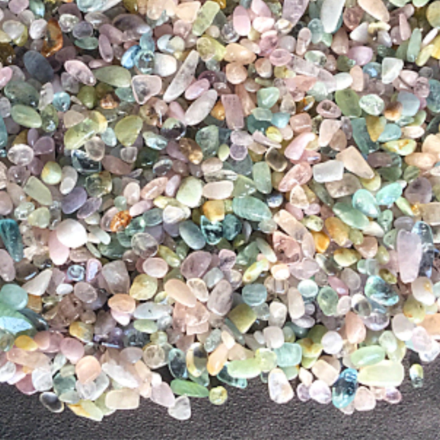 MORGANITE Chips - 5-7mm - 1, 2, 4, 8 oz - Gemstone Chips - Crystal Chips - Roller Bottle Chips - Healing Crystals - Arts & Crafts