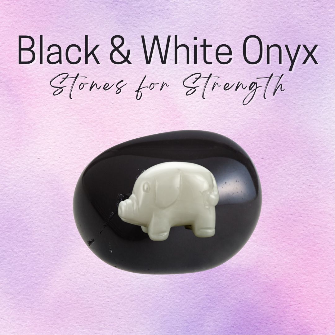 Black & White Onyx - Stones for Strength