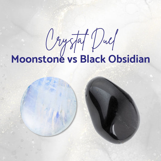 Crystal Duel | Moonstone vs. Black Obsidian | Light of the Moon vs. Shadow of the Earth