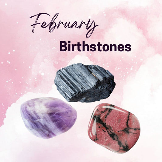 February Birthstones Explained: Amethyst, Black Tourmaline & Rhodonite
