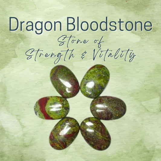 Dragon Bloodstone: Stone of Strength & Vitality