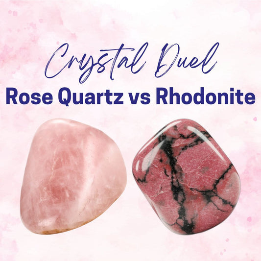 Crystal Duels: Rose Quartz vs Rhodonite