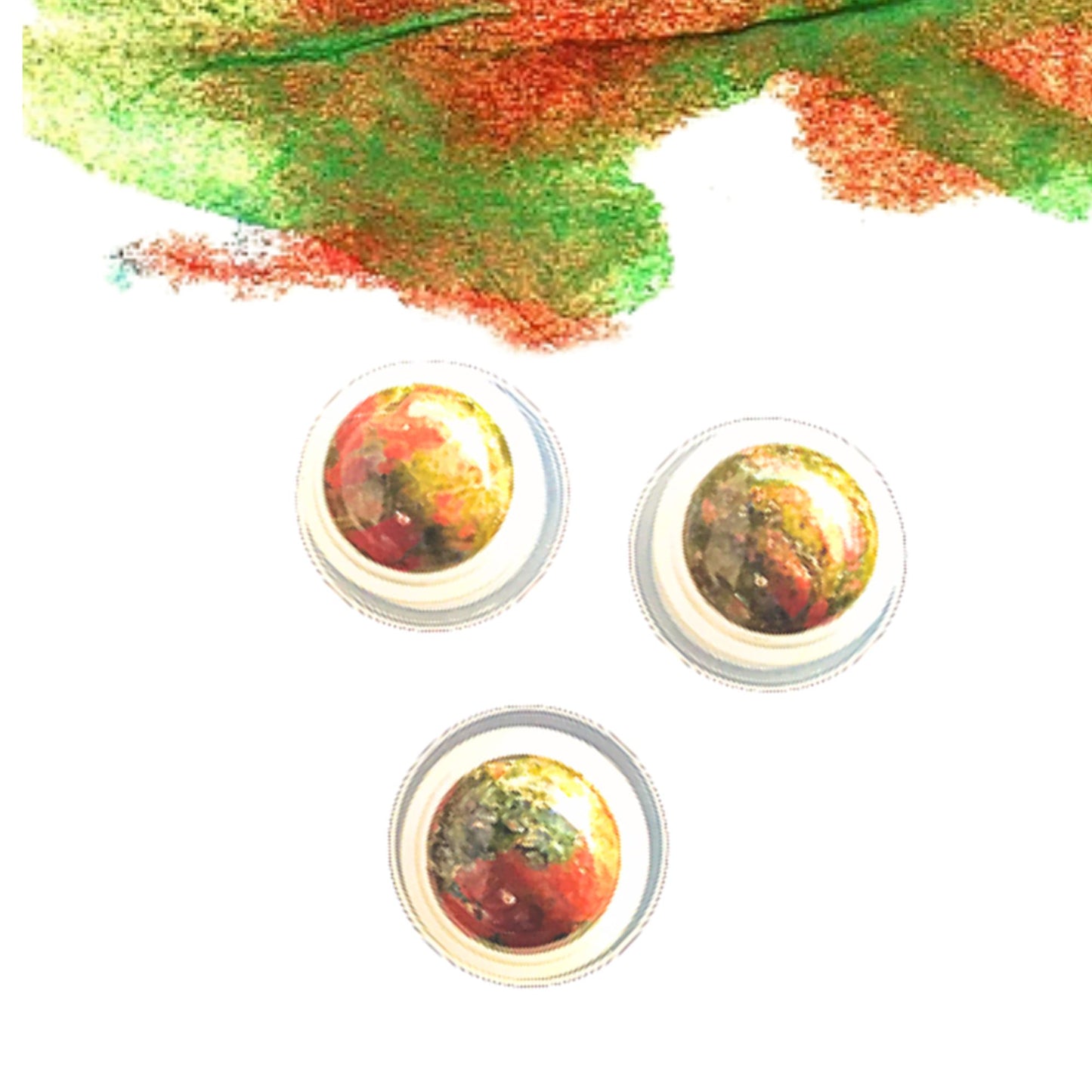 Unakite Gemstone Rollerball | Emotional Healing & Balance | Fits 5ml and 10ml Roller Bottles