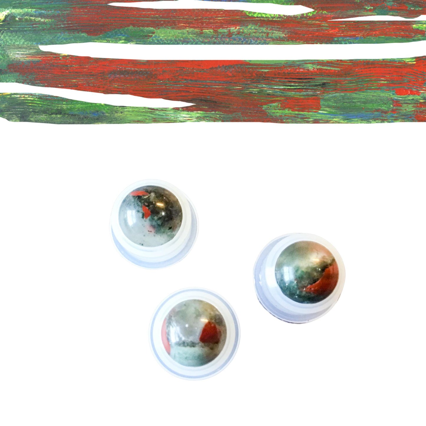 African Bloodstone Gemstone Rollerball | Strength & Vitality | Fits 5ml and 10ml Roller Bottles