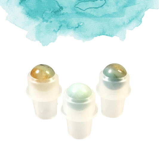Amazonite Gemstone Rollerball | Calm & Communication | Fits 5ml and 10ml Roller Bottles