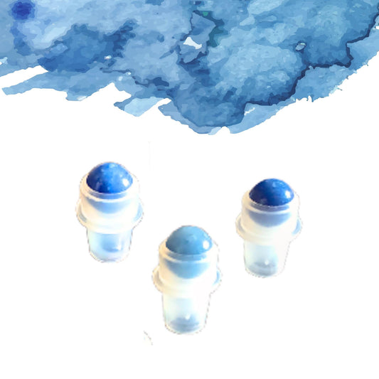 Blue Aventurine Gemstone Rollerball | Calm & Self-Discipline | Fits 5ml and 10ml Roller Bottles