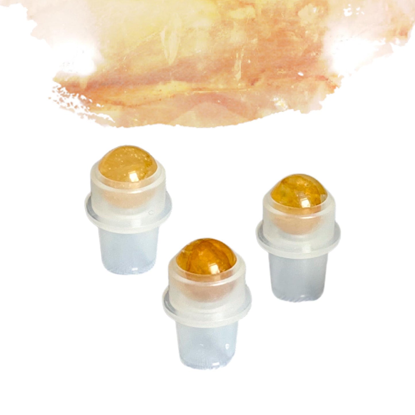 Golden Healer Quartz Rollerball | Balance & Healing Energy | Fits 5ml and 10ml Roller Bottles