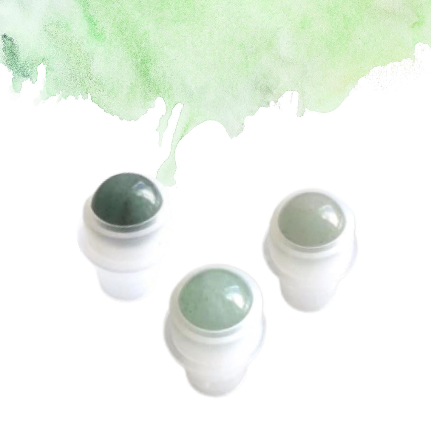 Green Aventurine Gemstone Rollerball | Luck & Heart Healing | Fits 5ml and 10ml Roller Bottles