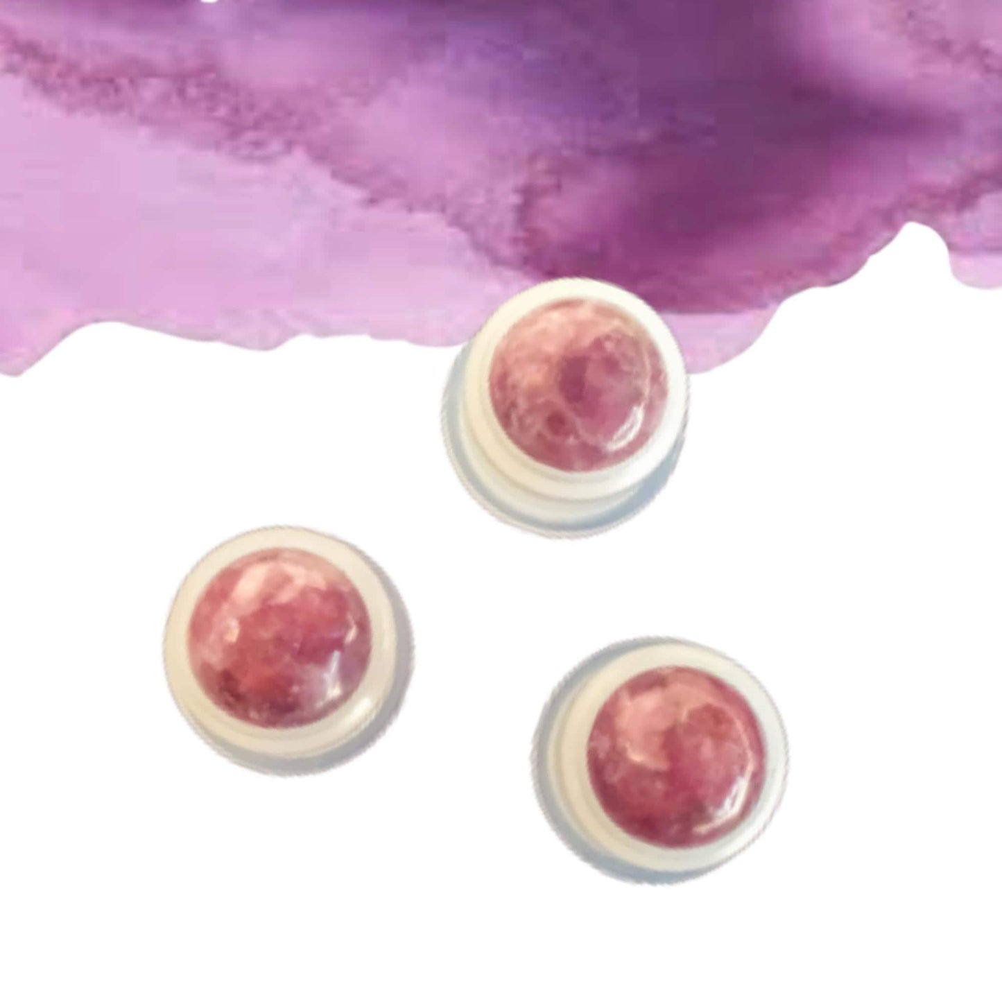 Lepidolite Gemstone Rollerball | Calm & Emotional Balance | Fits 5ml and 10ml Roller Bottles