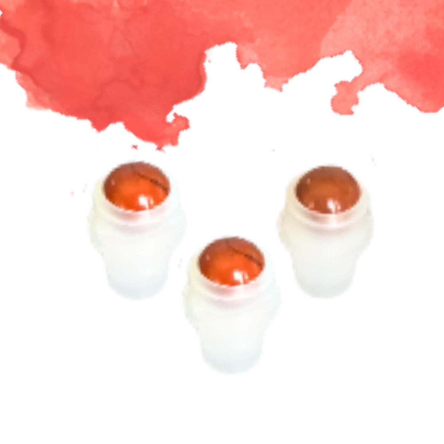 Red Jasper Gemstone Rollerball | Strength & Endurance | Fits 5ml and 10ml Roller Bottles