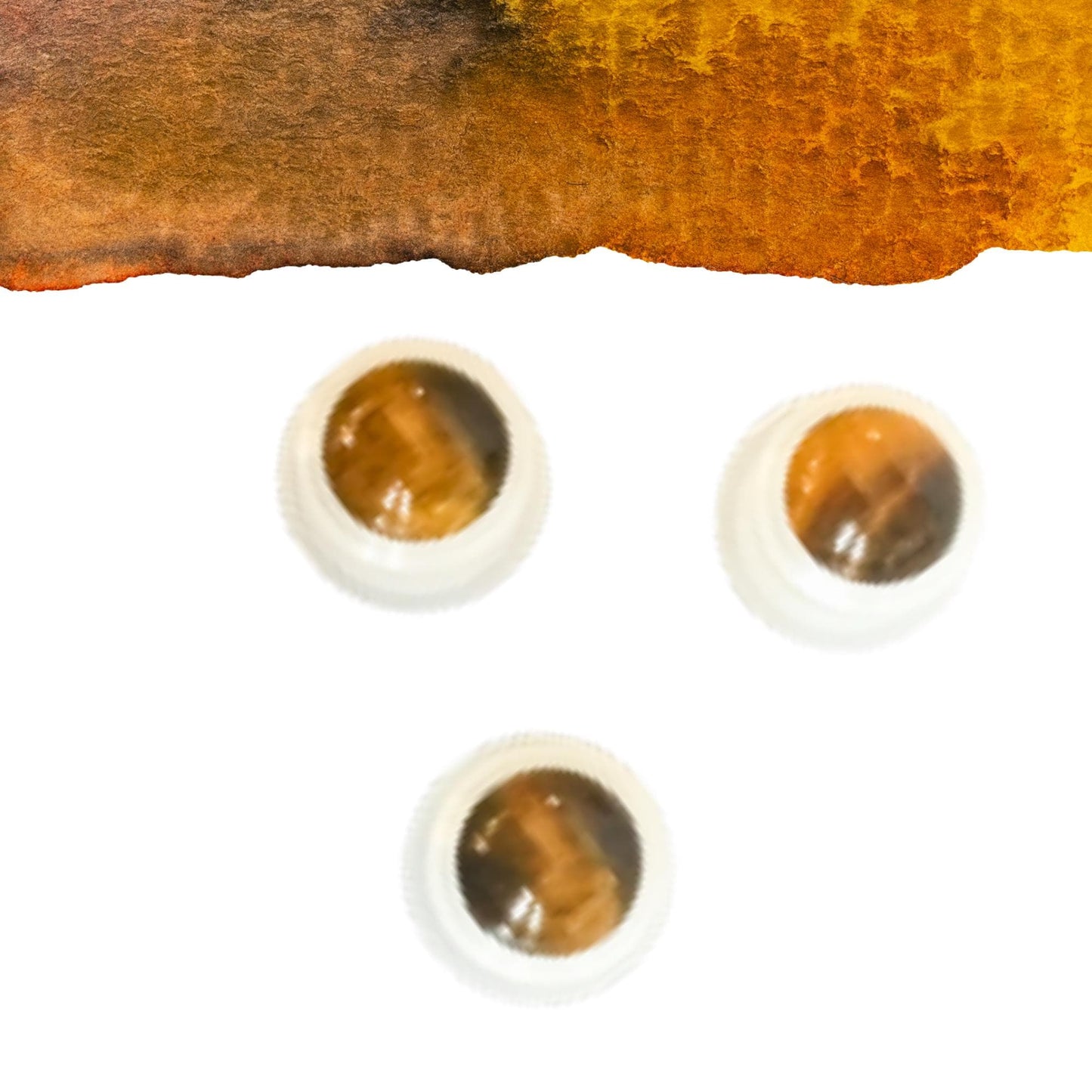 Tiger Eye Gemstone Rollerball | Confidence & Courage | Fits 5ml and 10ml Roller Bottles