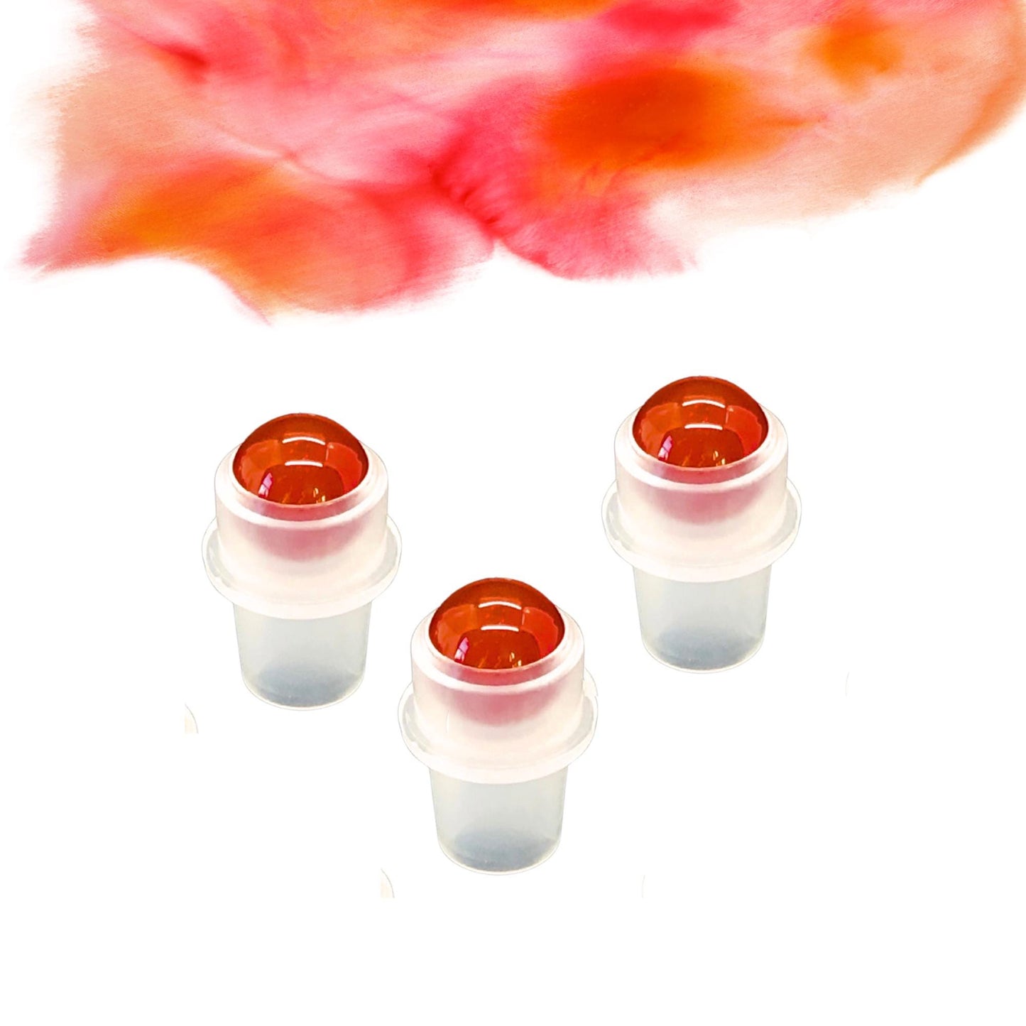 Red Agate Gemstone Rollerball | Stability & Grounding | Fits 5ml and 10ml Roller Bottles
