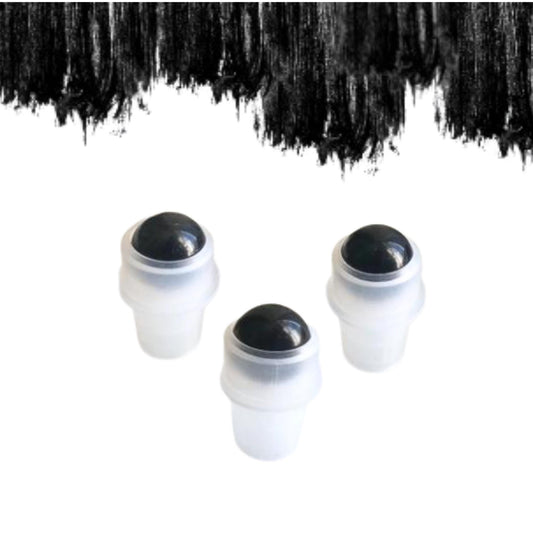 Black Tourmaline Gemstone Rollerball | Protection & Grounding | Fits 5ml and 10ml Roller Bottles