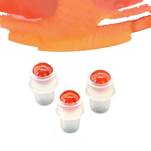 Carnelian Gemstone Rollerball | Motivation & Confidence | Fits 5ml and 10ml Roller Bottles