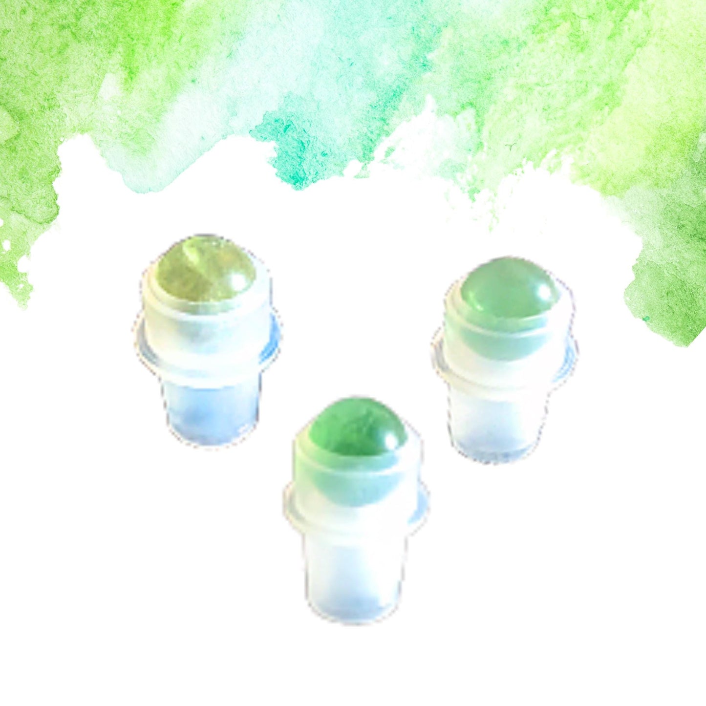 Green Fluorite Gemstone Rollerball | Clarity & Emotional Balance | Fits 5ml and 10ml Roller Bottles