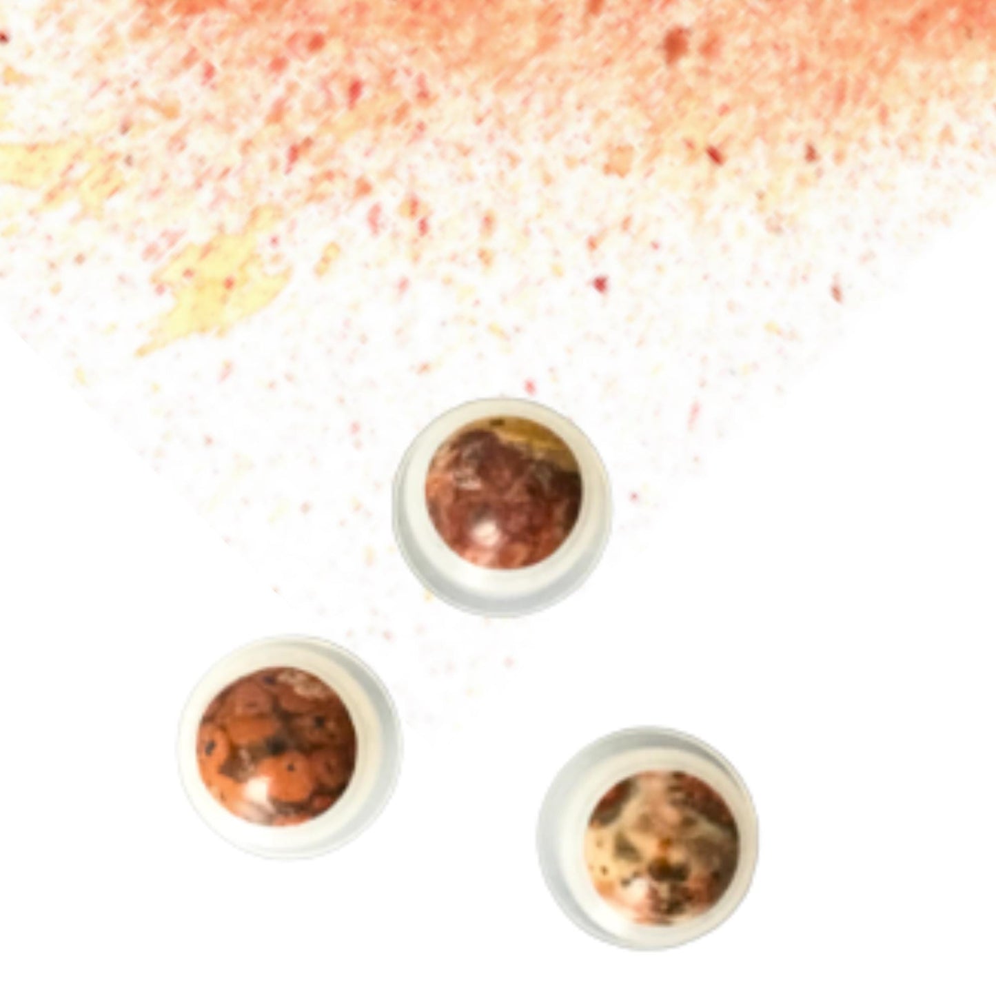 Leopard Jasper Gemstone Rollerball | Stability & Connection | Fits 5ml and 10ml Roller Bottles