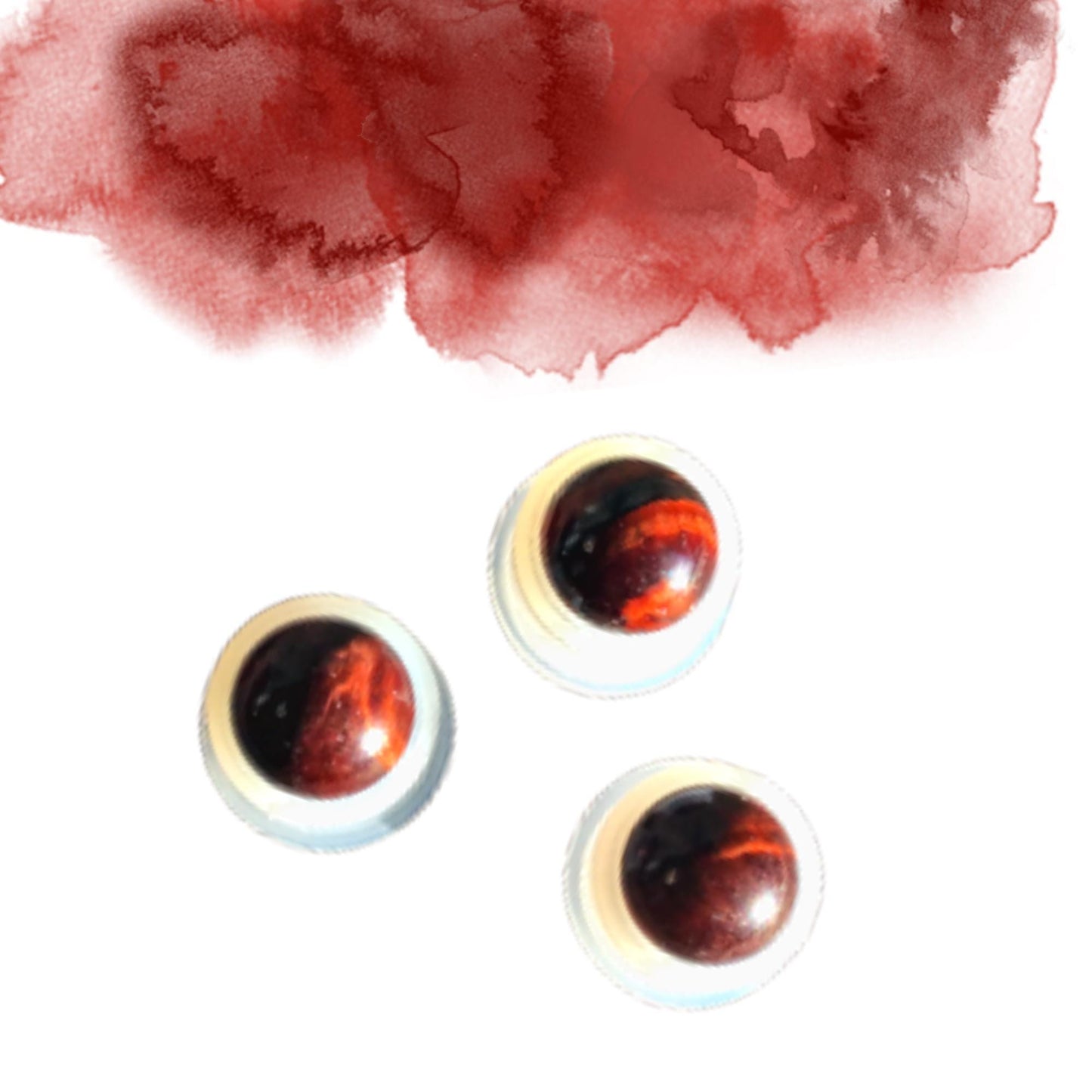 Red Tiger Eye Gemstone Rollerball | Motivation & Confidence | Fits 5ml and 10ml Roller Bottles