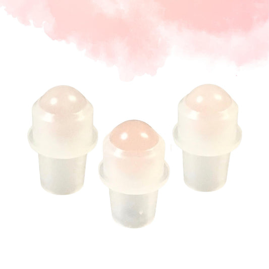 Rose Quartz Gemstone Rollerball | Love & Emotional Healing | Fits 5ml and 10ml Roller Bottles