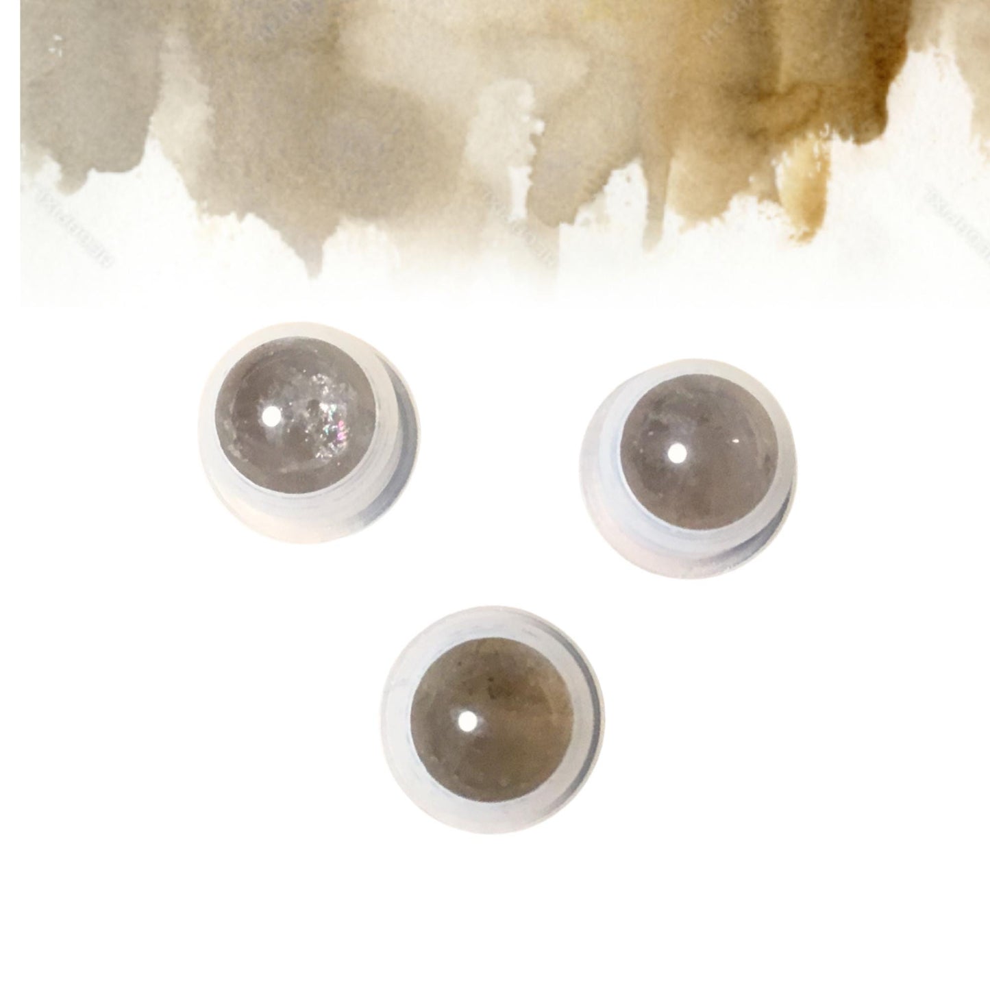Smokey Quartz Gemstone Rollerball | Grounding & Stress Relief | Fits 5ml and 10ml Roller Bottles