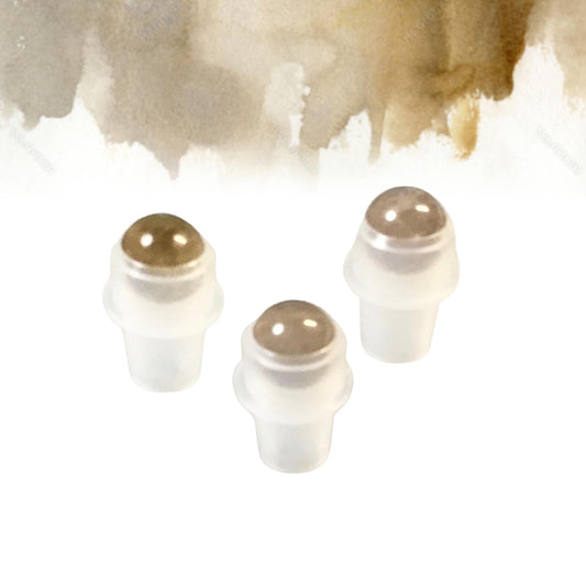 Smokey Quartz Gemstone Rollerball | Grounding & Stress Relief | Fits 5ml and 10ml Roller Bottles