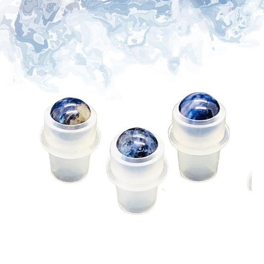 Sodalite Gemstone Rollerball | Clarity & Communication | Fits 5ml and 10ml Roller Bottles