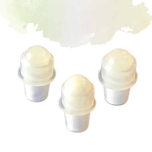 White Jade Gemstone Rollerball | Peace & Harmony | Fits 5ml and 10ml Roller Bottles