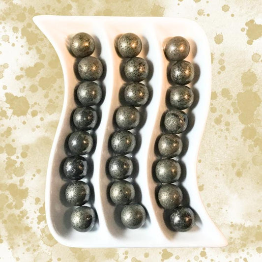 PYRITE 20mm Spheres - 1 or Sets ‚Äì Pocket Crystal Ball with Gemstone Info Card for Energy Work, Meditation, Decor & Gifts