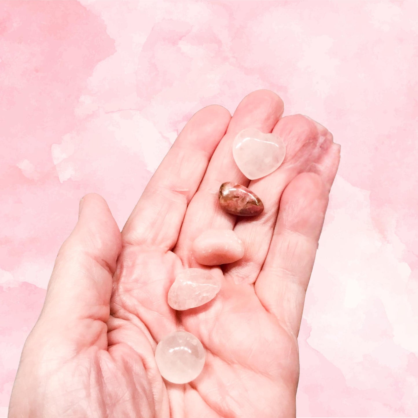 Passive Diffuser Crystal Aromatherapy Set, Heart of the Mountain | Rose Quartz Love & Healing Crystals | Meditation Gift Set
