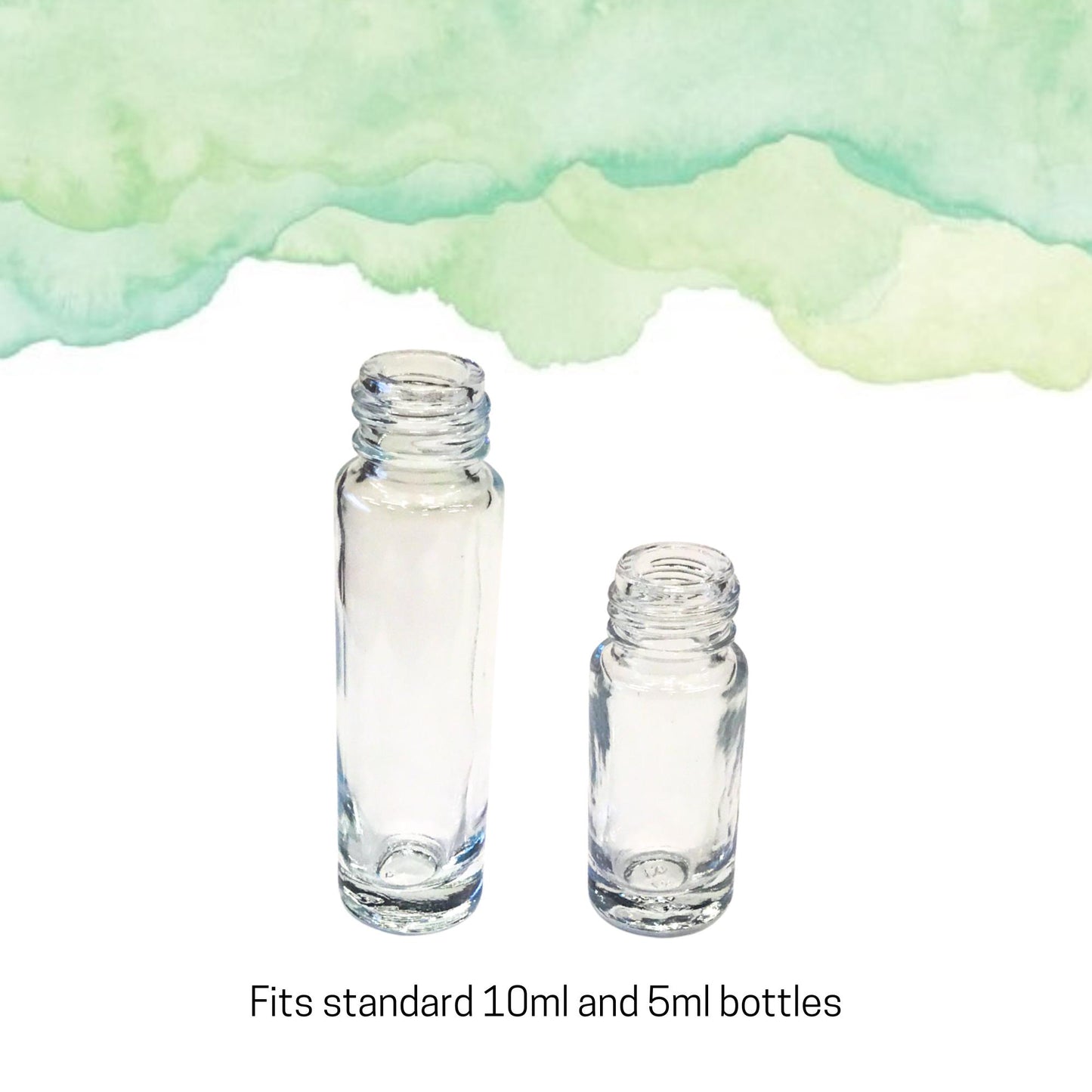 Pale Green Jade Gemstone Rollerball | Harmony & Good Fortune | Fits 5ml and 10ml Roller Bottles