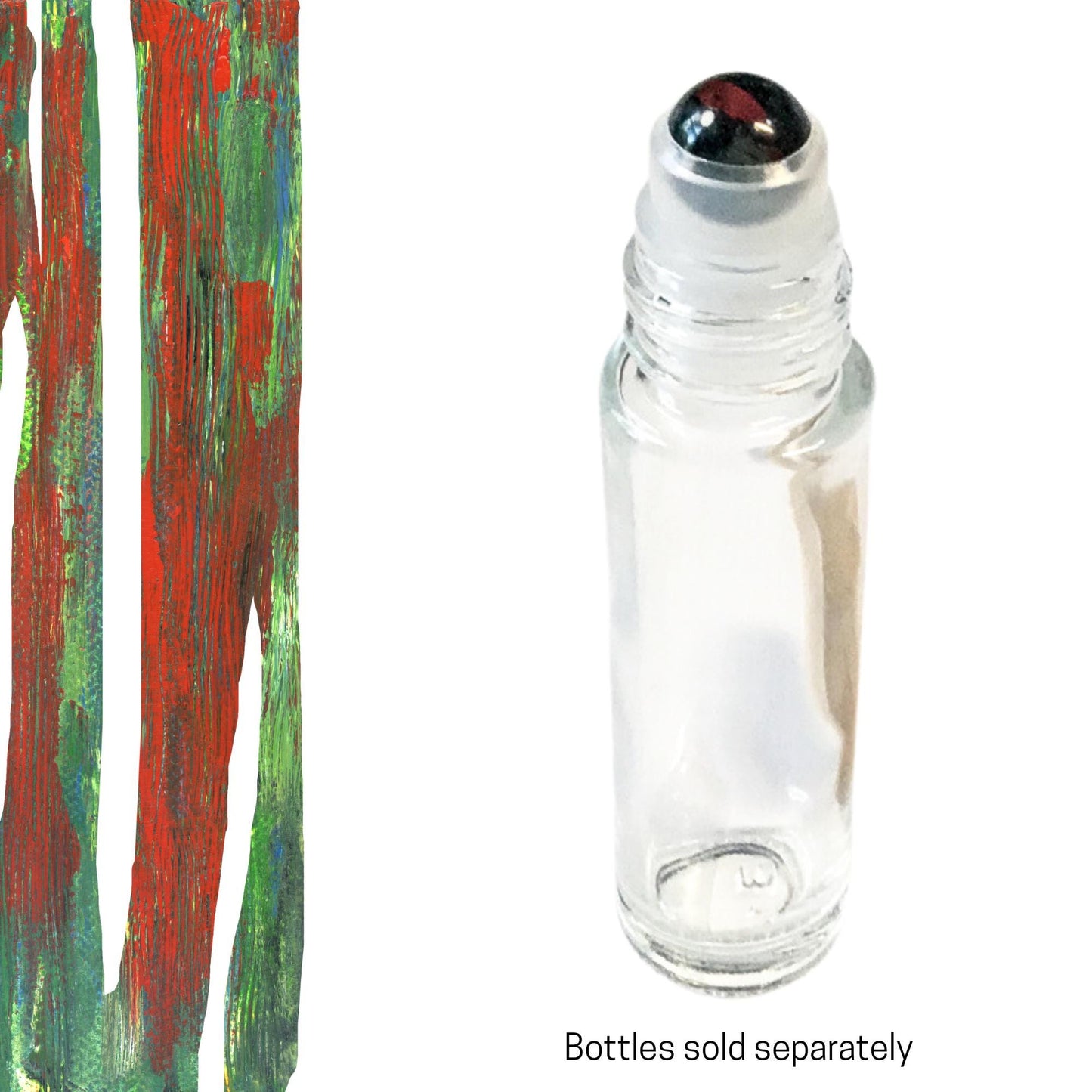 African Bloodstone Gemstone Rollerball | Strength & Vitality | Fits 5ml and 10ml Roller Bottles
