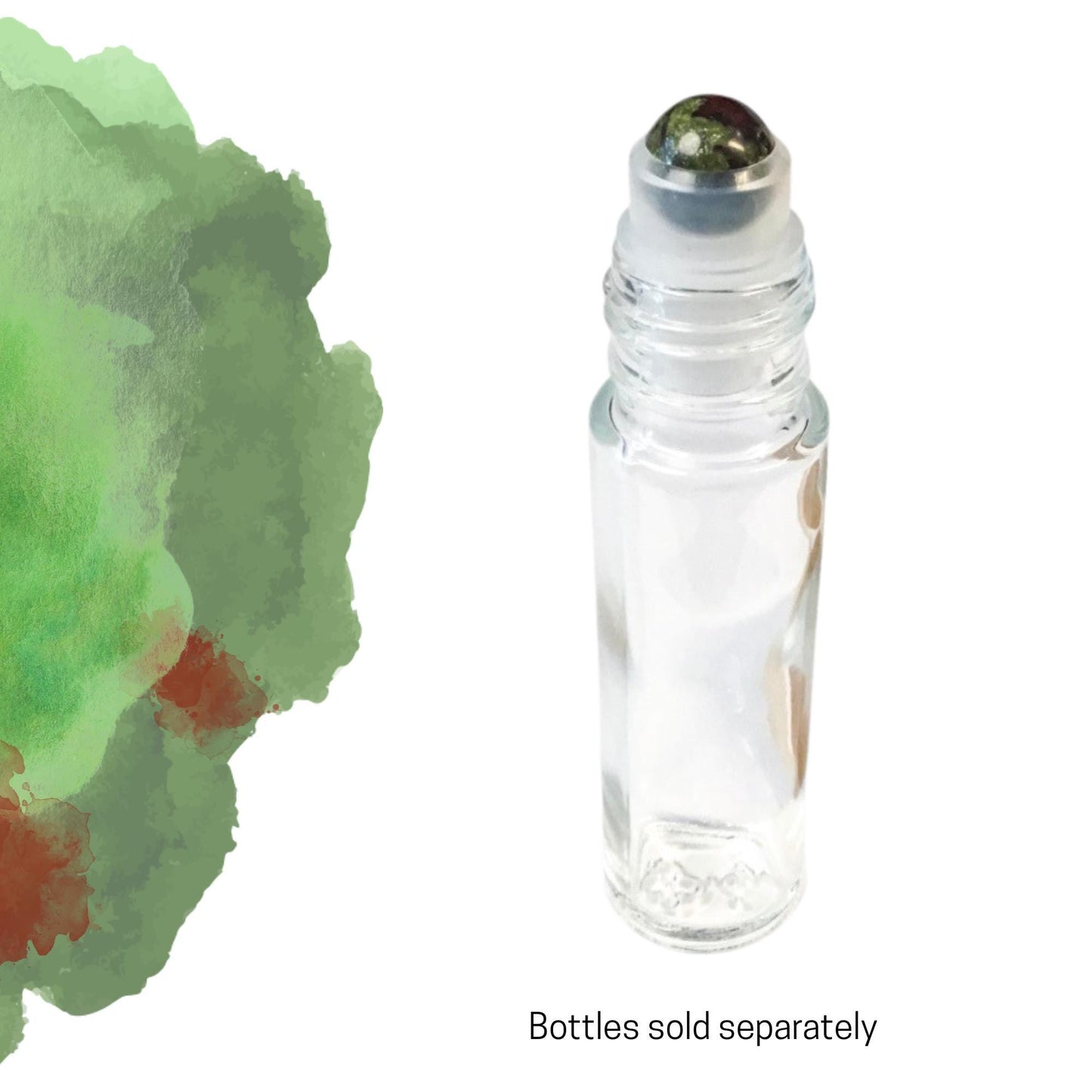 Dragon Bloodstone Gemstone Rollerball | Strength & Courage | Fits 5ml and 10ml Roller Bottles