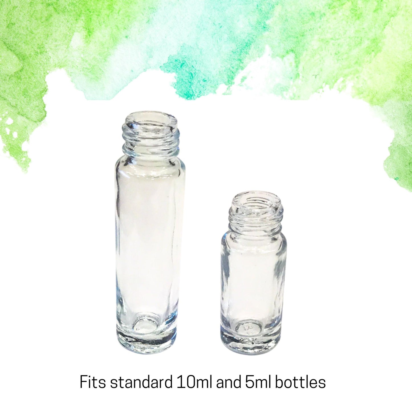 Green Fluorite Gemstone Rollerball | Clarity & Emotional Balance | Fits 5ml and 10ml Roller Bottles