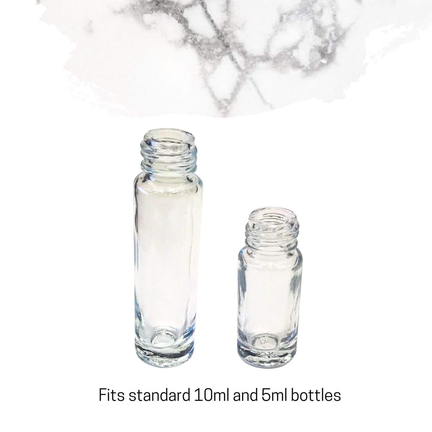 Howlite Gemstone Rollerball | Calm & Patience | Fits 5ml and 10ml Roller Bottles