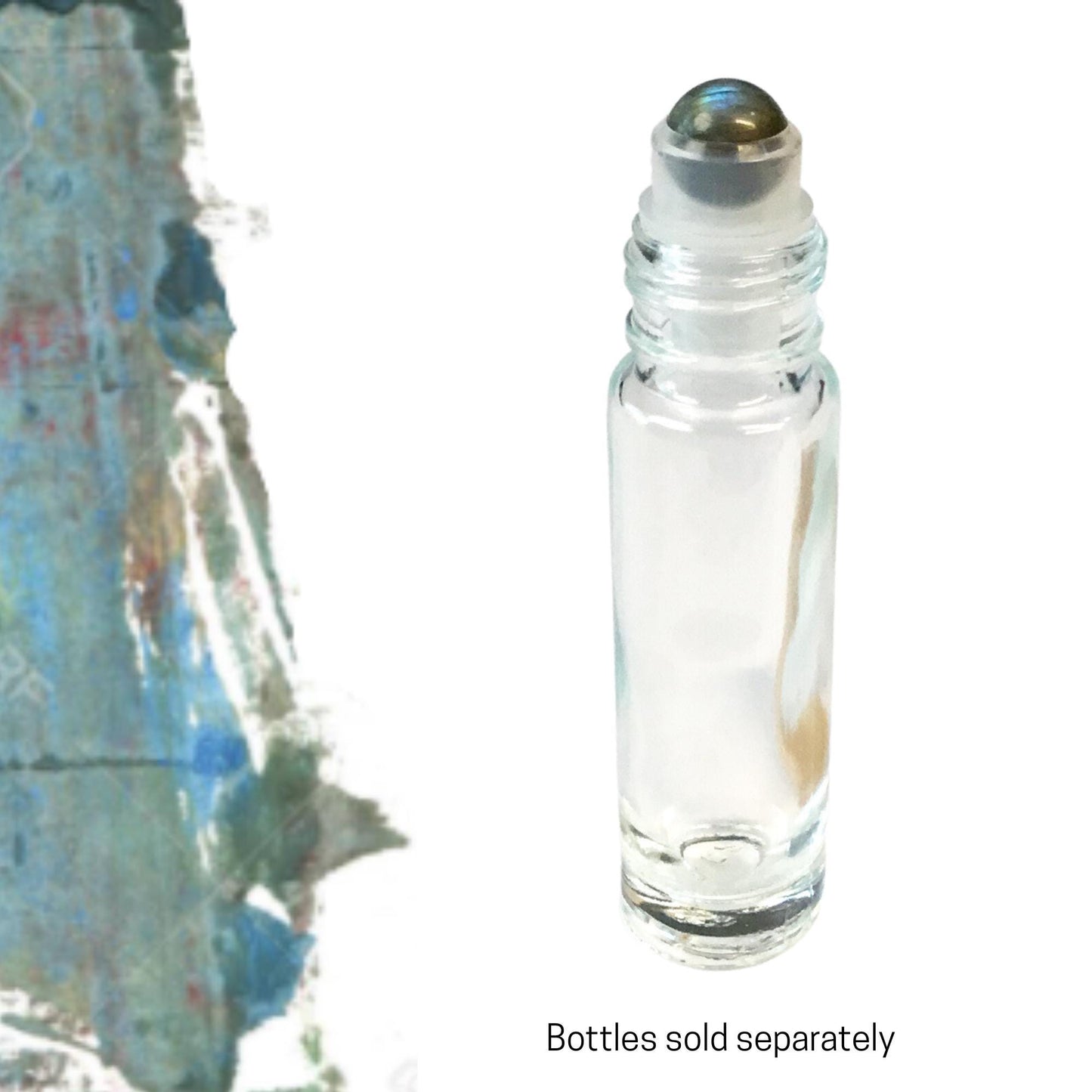 Labradorite Gemstone Rollerball | Intuition & Protection | Fits 5ml and 10ml Roller Bottles