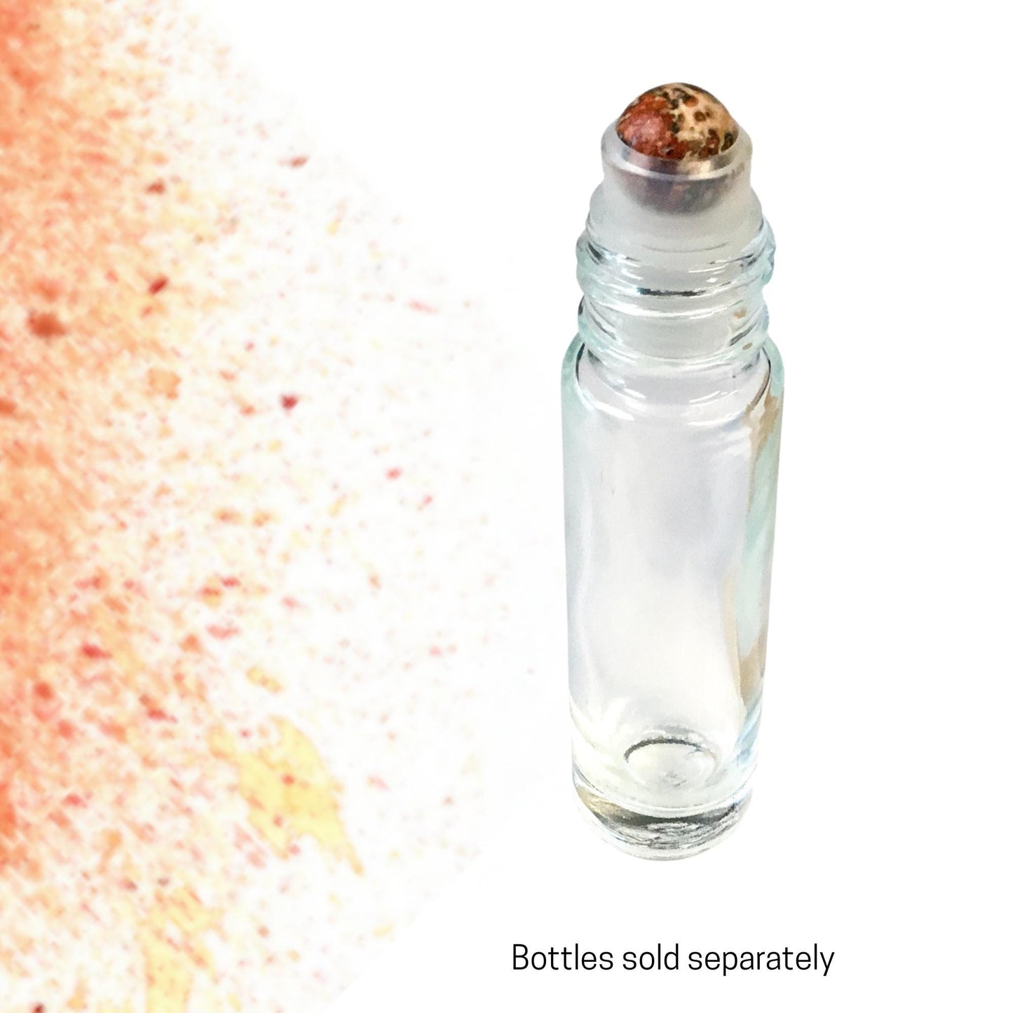 Leopard Jasper Gemstone Rollerball | Stability & Connection | Fits 5ml and 10ml Roller Bottles